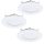 EGLO, 34014, FUEVA 3, recessed lamp, 3000 K, LED, 3X2.7W, IP20, white