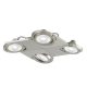 EGLO, 39251, BREA, spot lamp, 3000 K, LED, 4X5W, IP20, white, transparent