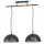 EGLO, 78444, HODSOLL, pendant light, E27, 2X40W, IP20, black, cream color
