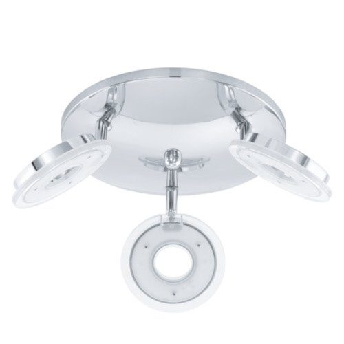 EGLO, 78683, DORNES, spot lamp, 3000 K, LED, 3X4.5W, IP20, transparent, satin finished