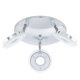 EGLO, 78683, DORNES, spot lamp, 3000 K, LED, 3X4.5W, IP20, transparent, satin finished