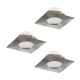 EGLO, 95803, PINEDA, recessed lamp, 3000 K, LED, 3X6W, IP20