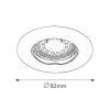 Rábalux , 1048 , Lite , Recessed and surface mounted lighting , bronze , IP44/ IP40 , GU10 , 3000