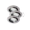 Rábalux , 1050 , Lite , Recessed and surface mounted lighting , chrome , IP40 , GU10 , 3000