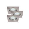 Rábalux , 1054 , Lite , Recessed and surface mounted lighting , satin chrome , IP44/ IP40 , GU10 , 3000