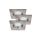 Rábalux , 1054 , Lite , Recessed and surface mounted lighting , satin chrome , IP44/ IP40 , GU10 , 3000