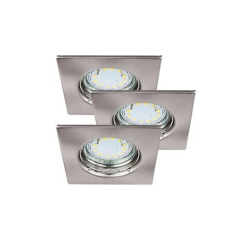 Rábalux , 1054 , Lite , Recessed and surface mounted lighting , satin chrome , IP44/ IP40 , GU10 , 3000
