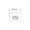 Rábalux , 1079 , Randy , Recessed and surface mounted lighting , chrome , IP44/ IP20 , 3000