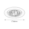 Rábalux , 1091 , Spot relight , Recessed and surface mounted lighting , white , IP20 , GU5.3