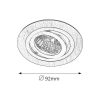 Rábalux , 1116 , Spot fashion , Recessed and surface mounted lighting , brushed aluminium , IP20 , GU5.3