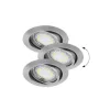 Rábalux , 1166 , Lite , Recessed and surface mounted lighting , satin chrome , IP40 , GU10 , 3000