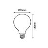Rábalux , 1381 , Filament-LED , LED Filament bulbs , IP20 , E27 , 2700