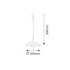 Rábalux , 1408 , Cupola range , Pendants , grey , IP20 , E27