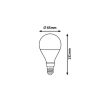 Rábalux , 1468 , SMD-LED , LED bulbs , IP20 , E27 , 3000