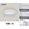 Rábalux , 1489 , Sonnet , Recessed and surface mounted lighting , white , IP20 , 4000