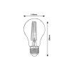 Rábalux , 1513 , Filament-LED , Smart bulbs , transparent , IP20 , E27 , 2700-6500
