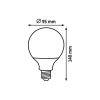 Rábalux , 1577 , SMD-LED , LED bulbs , IP20 , E27 , 2700
