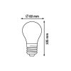 Rábalux , 1608 , Filament-LED , LED Filament bulbs , IP20 , E27 , 2700