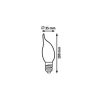 Rábalux , 1656 , Filament-LED , LED Filament bulbs , IP20 , E14 , 4000