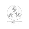 Rábalux , 1847 , Bloomy , Ceiling lights , white , IP20 , E27