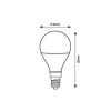 Rábalux , 1969 , SMD-LED , LED bulbs , white , IP20 , E27 , 3000
