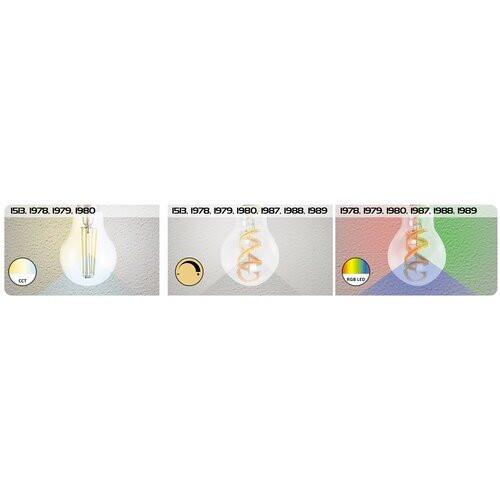 Rábalux , 1987 , Filament-LED , LED Filament bulbs , transparent , IP20 , E27 , 2700