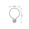 Rábalux , 1989 , Filament-LED , LED Filament bulbs , transparent , IP20 , E27 , 2700