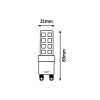 Rábalux , 1996 , SMD-LED , LED bulbs , IP20 , G9 , 3000