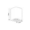 Rábalux , 2049 , Kobald , Recessed and surface mounted lighting , matte black , IP20 , GU10