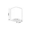 Rábalux , 2049 , Kobald , Recessed and surface mounted lighting , matte black , IP20 , GU10