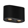 Rábalux , 2051 , Kobald , Recessed and surface mounted lighting , matte black , IP20 , GU10