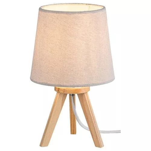 Rábalux , 2068 , Lychee , Bedside lamps , beech , IP20 , E14