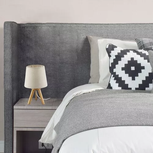 Rábalux , 2068 , Lychee , Bedside lamps , beech , IP20 , E14