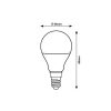 Rábalux , 2071 , SMD-LED , LED bulbs , white , IP20 , E14 , 4000