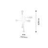 Rábalux , 2103 , Lanny , Ceiling lights , black , IP20 , E27