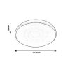 Rábalux , 2118 , Bruce , Ceiling lights , white , IP20 , 3000-6000