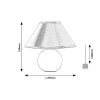 Rábalux , 2146 , Ariel , Bedside lamps , grey , IP20 , E14