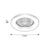 Rábalux , 2151 , Spot relight , Recessed and surface mounted lighting , black , IP20 , GU5.3