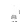 Rábalux , 2161 , Alessandra , Pendants , matte white , IP20 , E27
