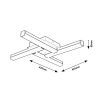 Rábalux , 2168 , Evan , Bathroom lights , matte black , IP44 , 4000