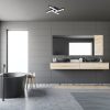 Rábalux , 2168 , Evan , Bathroom lights , matte black , IP44 , 4000