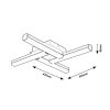 Rábalux , 2168 , Evan , Bathroom lights , matte black , IP44 , 4000