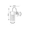 Rábalux , 2194 , Niagara , Bathroom lights , chrome , IP44 , E14