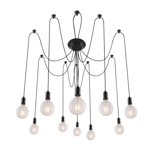 Rábalux , 2224 , Caspar , Pendants , matte black , IP20 , E27