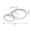 Rábalux , 2229 , Avalon , Ceiling lights , brushed aluminium , IP20 , 4000