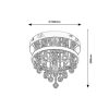 Rábalux , 2236 , Pallas , Ceiling lights , chrome , IP20 , E14 , 4000