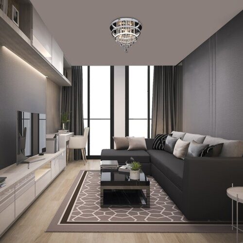 Rábalux , 2237 , Pallas , Ceiling lights , chrome , IP20 , E14 , 4000