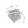 Rábalux , 2238 , Pallas , Ceiling lights , chrome , IP20 , E14 , 4000