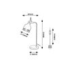 Rábalux , 2240 , Flint , Table lamps , black , IP20 , E14