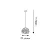 Rábalux , 2276 , Manorca , Pendants , black , IP20 , E27